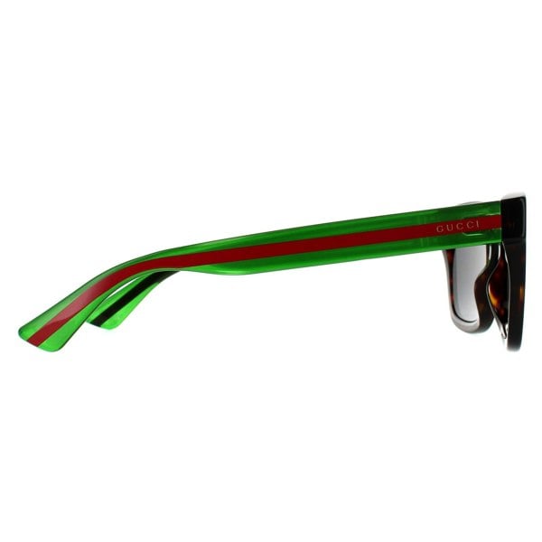 Gucci Sunglasses GG0001SN 003 Havana Green Grey Grey