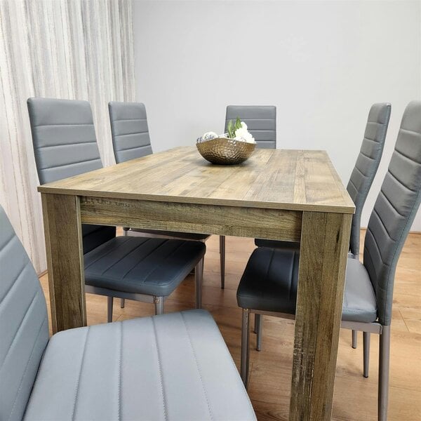 Kosy Koala Dining Table Set with 6 Chairs Dining Room and Kitchen table set of 6