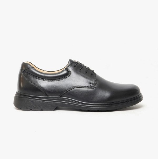 Roamers DENNIS Mens Extra Wide Fit Shoes Black