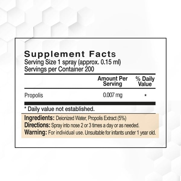 BEE&YOU Natural Propolis Nasal Spray