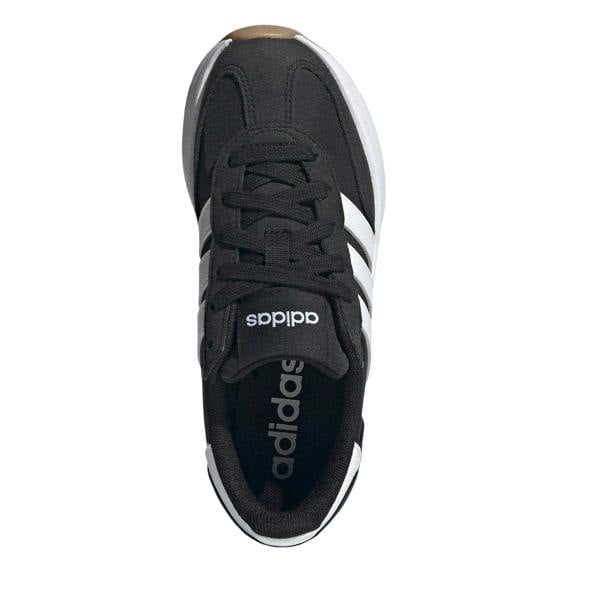 Adidas Girls Run 70s 2.0 Trainers - Black/White - 