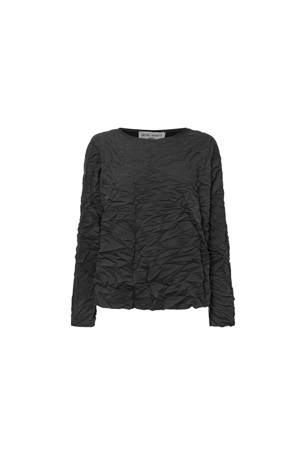 James Lakeland Crinkled Black Top