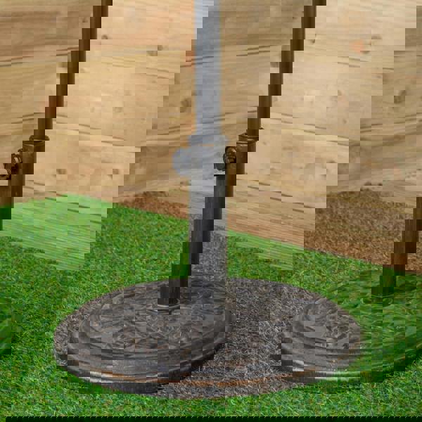 Samuel Alexander 2.7m Havana Garden Patio Parasol with Crank Handle and Cover in Blue