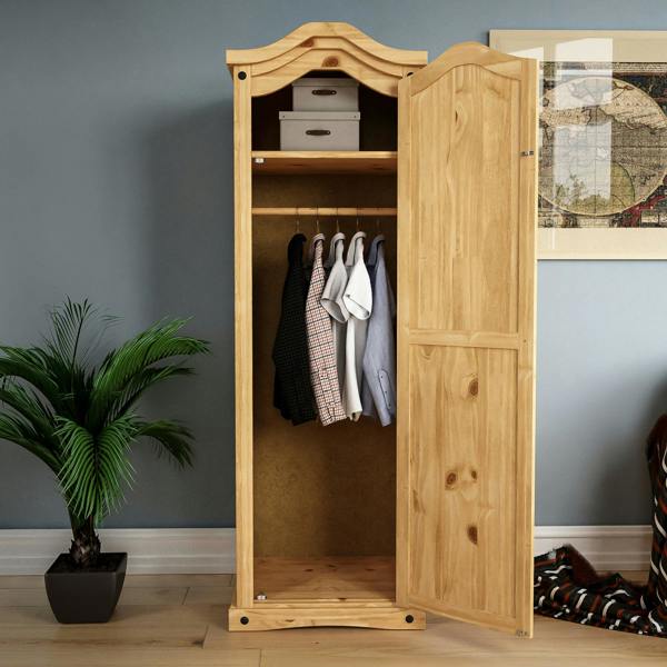 Vida Designs Corona 1 Door Wardrobe