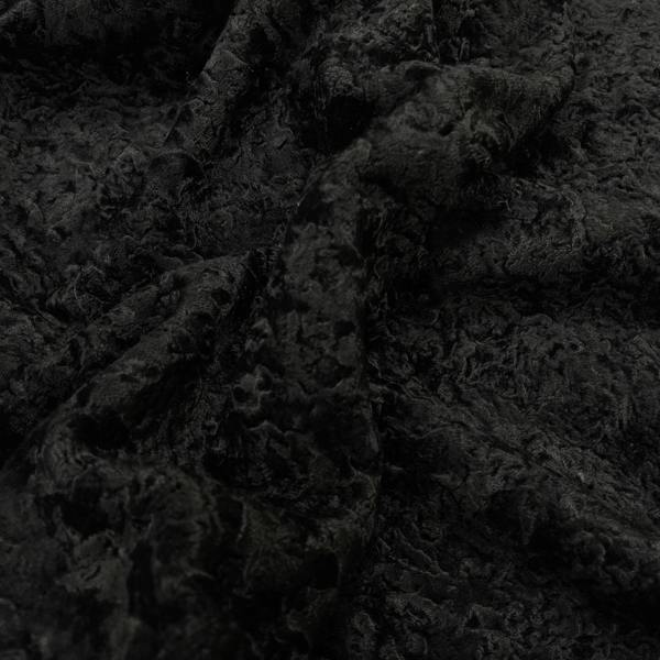 Athens fabric close-up in Noir