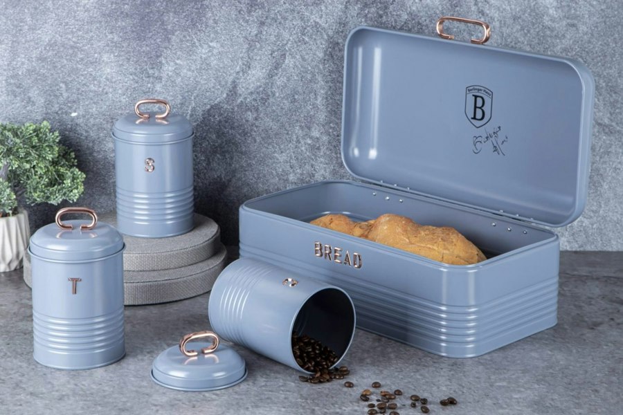 Berlinger Haus Bread Bin and Kitchen Canister Set Berlinger Haus BH-6755
