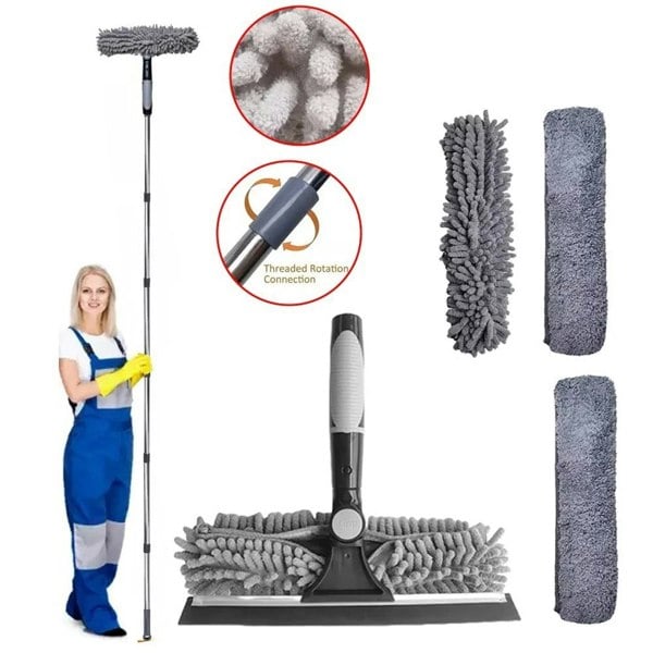 Havendro Telescopic Extendable Window Cleaner Equipment Glass Cleaning 4.5m Squeegee