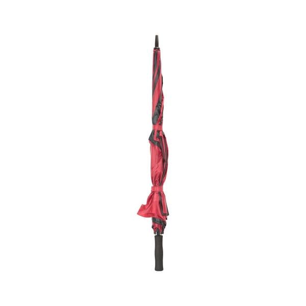 Mountain Warehouse Stripe Golf Umbrella - Black/Red - 