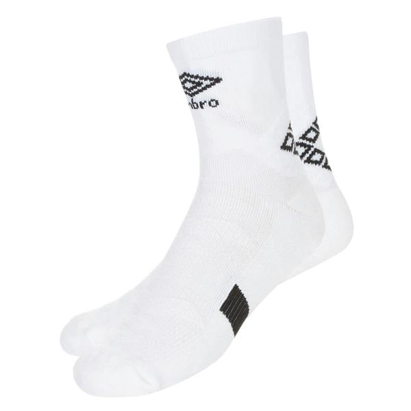 Umbro Mens Protex Gripped Ankle Socks - White/Black