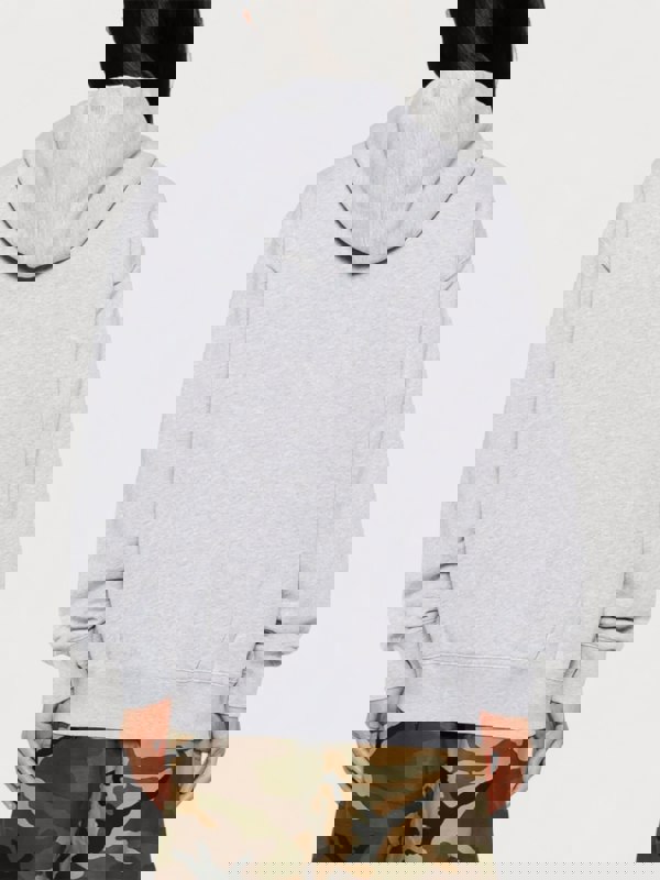 Bape One Point Zip Hoodie Grey - Mens