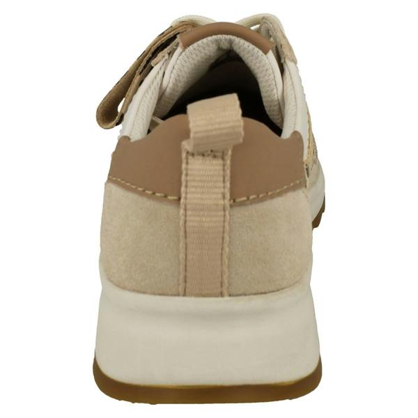 Clarks Ladies Clarks Retro Detailed MI-X EVA Lace Up Trainers DashLite Jazz