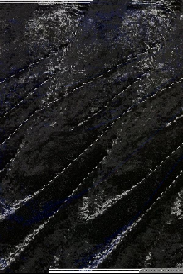 Flared Hem Ice Velvet Midi - Black DR4028