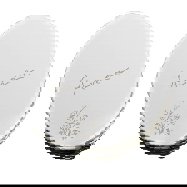 Personalised Memento Company Personalised Floral Round Compact Mirror