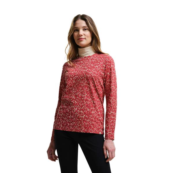Regatta Womens/Ladies Orla Kiely Berry Long-Sleeved T-Shirt - Red - 