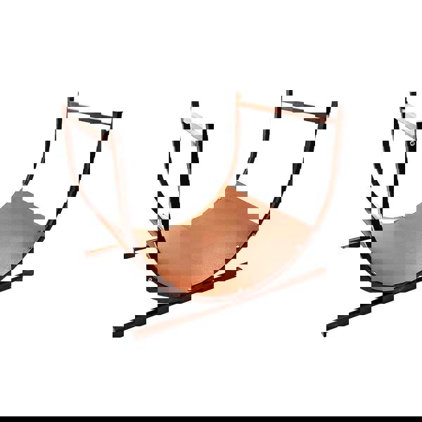 Nicoman Pre-Rusted Metal Firewood Log Holder