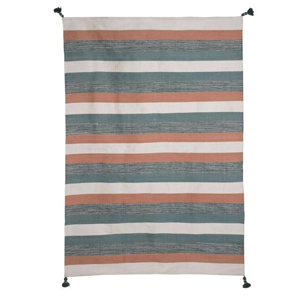 Country Living Outdoor Large Woven Striped Picnic Rug