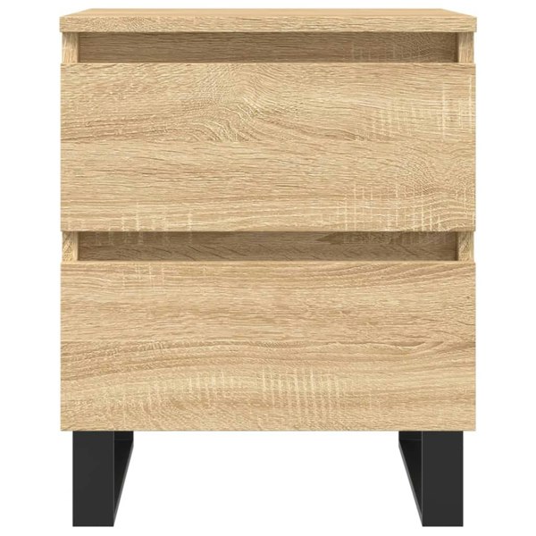 Berkfield Bedside Cabinet Sonoma Oak 40x35x50 cm Engineered Wood