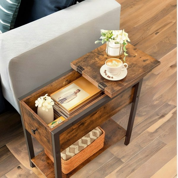 Rafaelo Mobilia Flip Top End Table