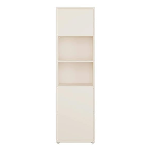 Furniture To Go Alice Springs Tall Storage Cabinet with 2 Push-to-Open Doors & 1 Shelf in Sand