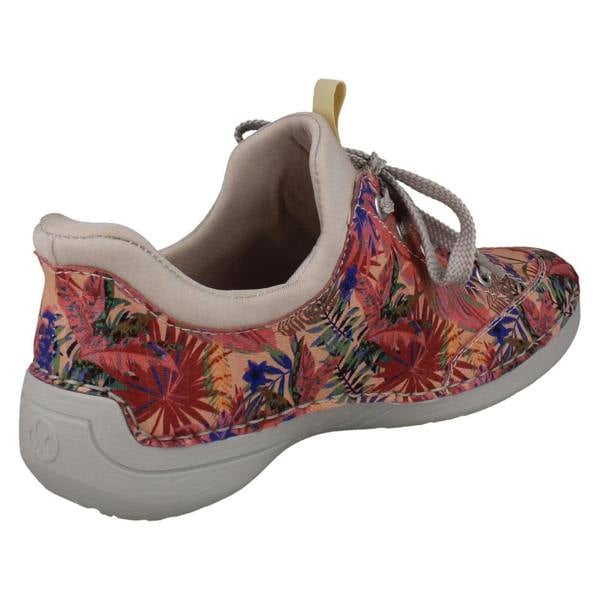 Rieker Ladies Rieker Ready2Go Slip On Jungle Print Trainers 52567