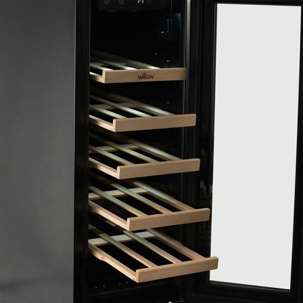 Willow 60L Under Counter Wine Cooler W30WCB - Black