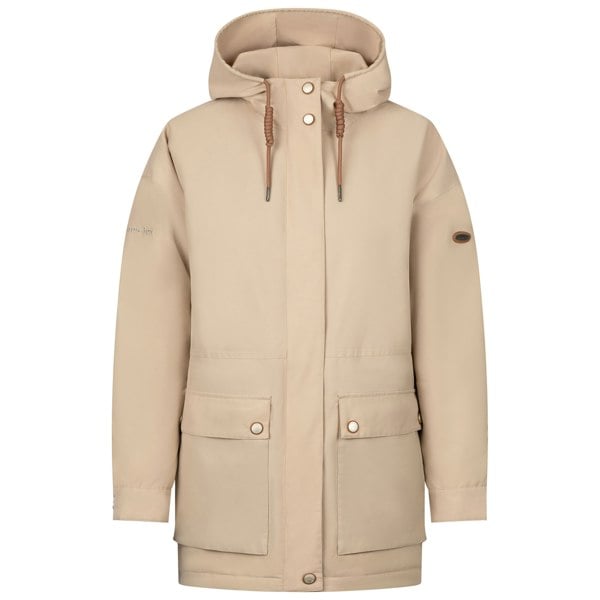 Trespass Womens/Ladies Sasser Waterproof Jacket - Light Sand