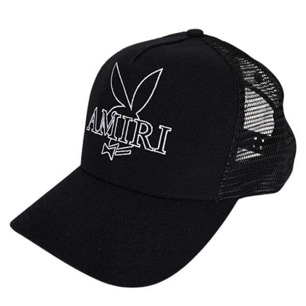 Amiri Playboy Bunny Logo Black Hat