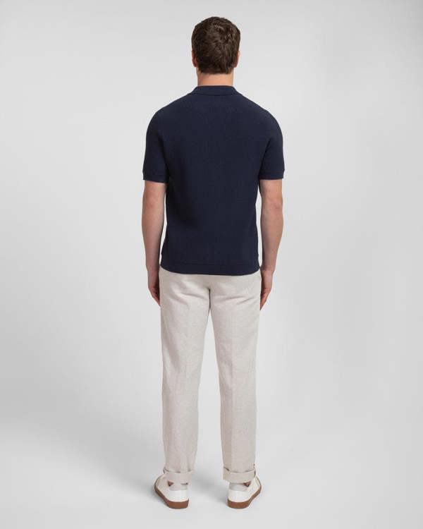Steel & Jelly Holborn - Stripe Textured Short Sleeve Shirt