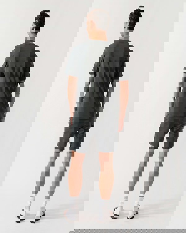 BOSS Orange Mix&Match Mens Stretch-Cotton Regular-Rise Loungewear Shorts with Embroidered Logo - Open Green 345