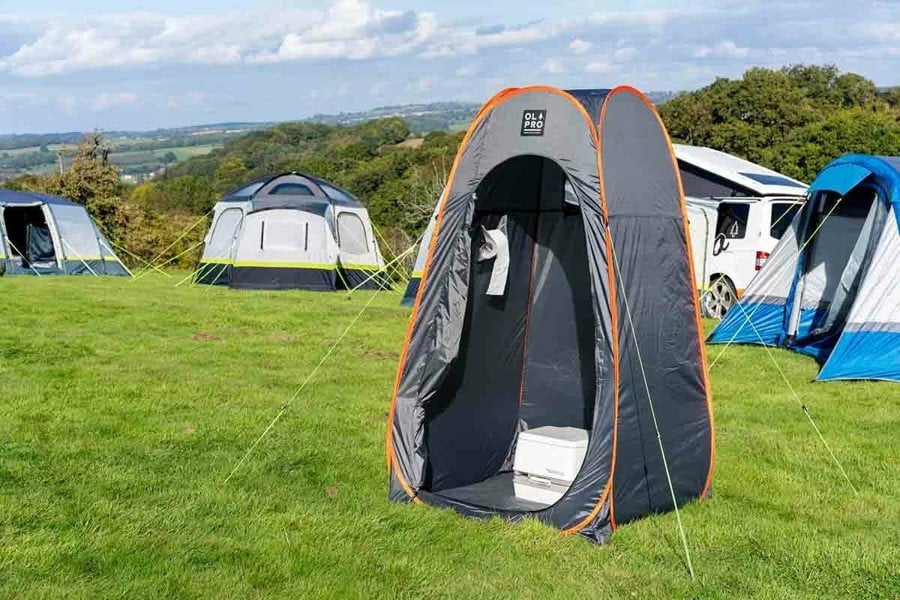 Pop Up Extra Large Toilet / Utility Tent 1.6M OLPRO