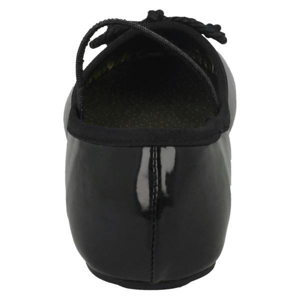 Spot On Girls Spot On Elastic Bar Ballerinas