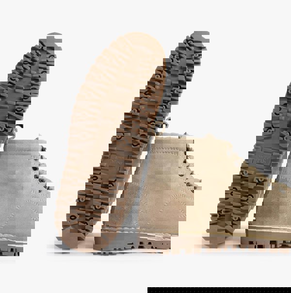 Popps 1961 MOD Mens Suede Boots Sand