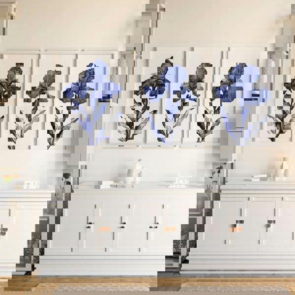 Canvas Pictures For Walls | Set of 3 Botanical Wall art Prints