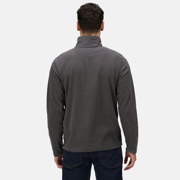 Regatta Mens Micro Zip Neck Fleece Top - Seal Grey