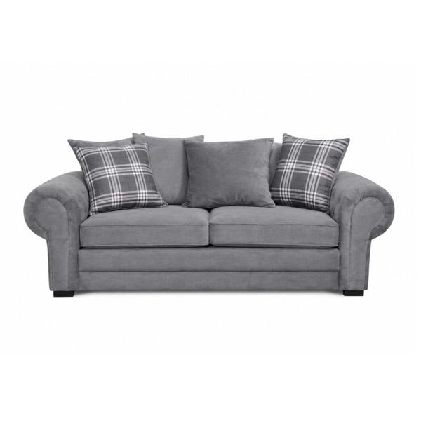 Snug Furniture Verona 3+2 Scatter-back Chenille Grey/Beige