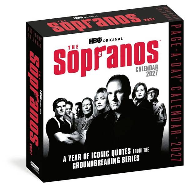 The Sopranos Desk Calendar 2027, Desk Calendars, Day To View, Entertainment, Gift