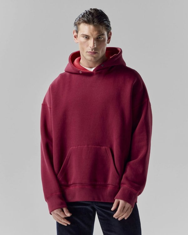 Frolickers Reversible Hoodie - Barolo / Chilli Flake