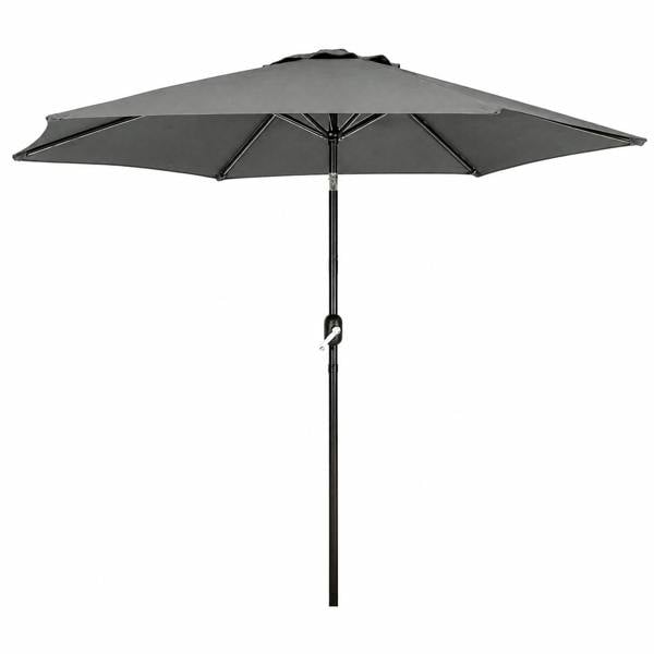 Groundlevel 2m Tilt and Crank Lightweight Parasol