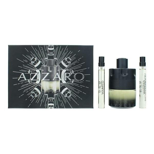 The Most Wanted Azzaro The Most Wanted 3 Piece Gift Set: Eau de Toilette 100ml - Eau de Toilette 10ml - Eau de Toilette 10ml