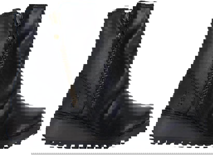 Fly London Mon Womens Wedge Heel Zip-Up Chelsea Leather Ankle Boots