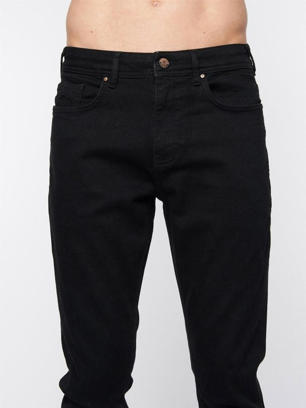 Duck and Cover Overburg Tapered Jeans Black