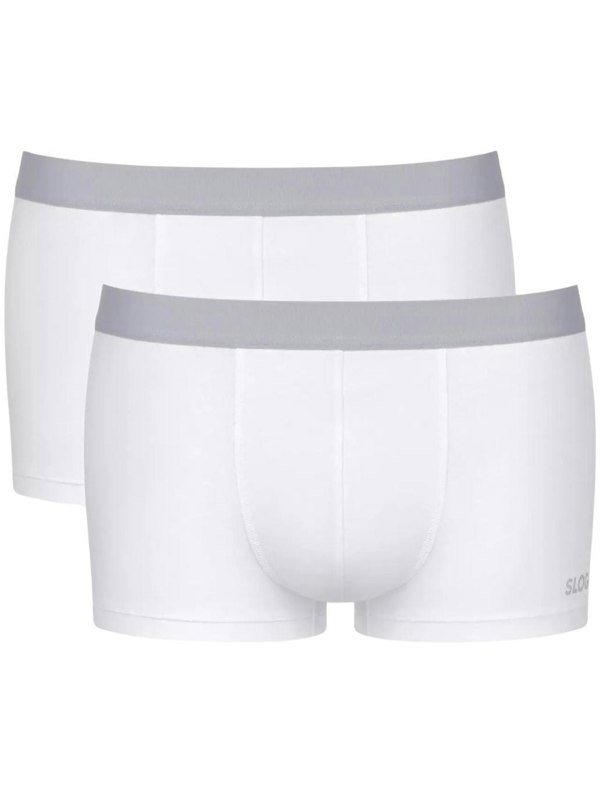 Sloggi Go ABC 2.0 2-Pack Hipster Boxer Trunks, White