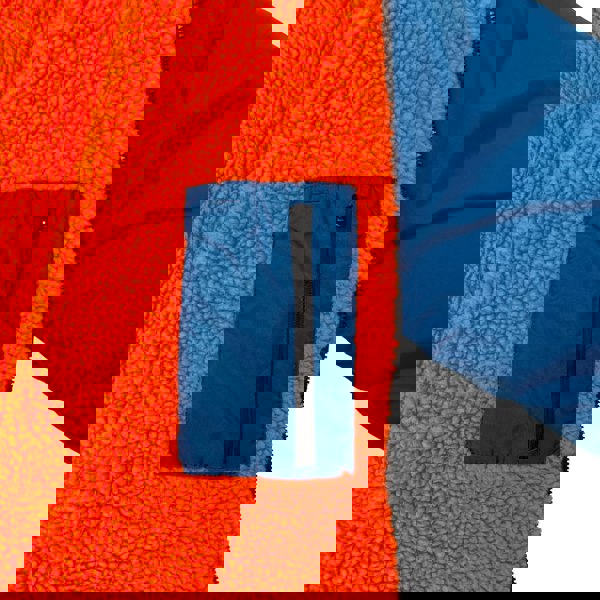 Sola Adult Waterproof Changing Robe - Navy/Orange