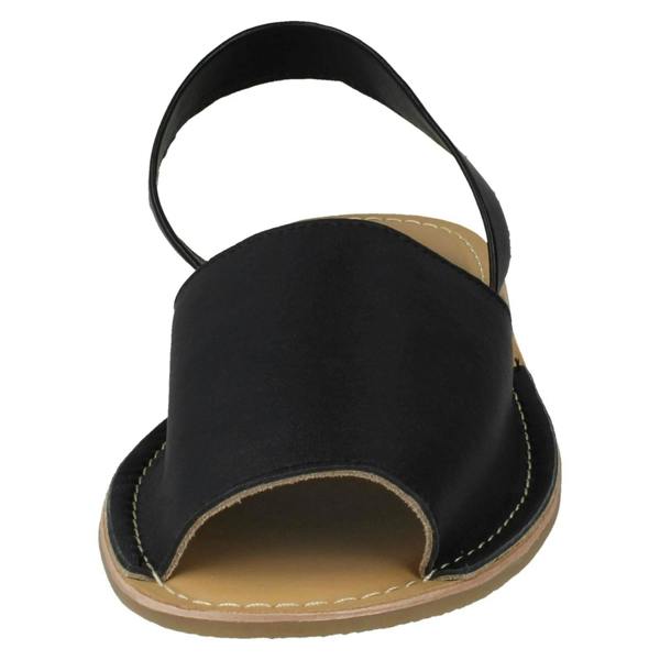 Leather Collection Ladies Leather Collection Slingback Mule Sandals