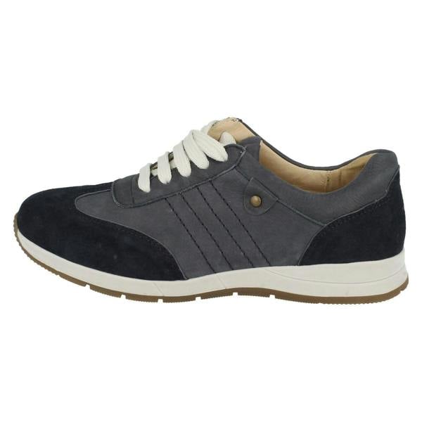 DB Shoes Ladies Easy B Wide Fitting Casual Shoes Crystal