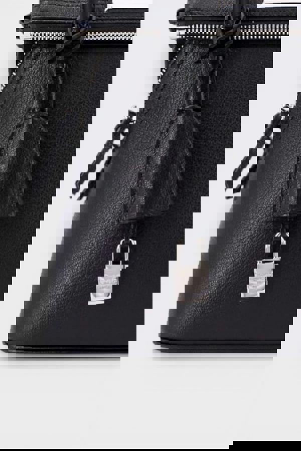 Maison Margiela Mini 5AC Grained Leather Top Handle Bag Black