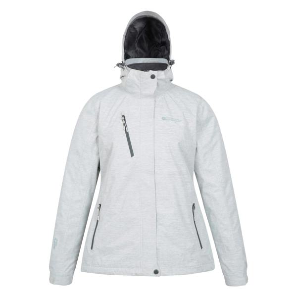 Mountain Warehouse Womens/Ladies Bracken Melange 3 in 1 Jacket - White - 