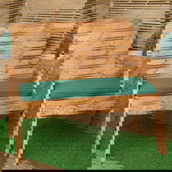 Samuel Alexander 99 x 41cm Cushion Base for 2 Seater Wooden Garden Bench in Green