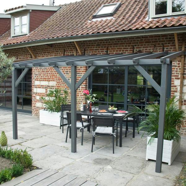 Cerland Etreta Wooden Pergola 4m x 3m Rectangular Timber Patio Shelter Canopy