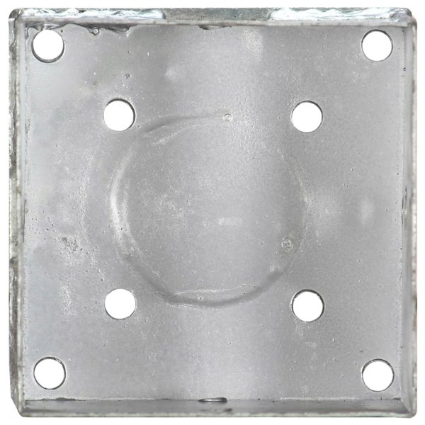 Berkfield Ground Spikes 6 pcs Silver 14x14x58 cm Galvanised Steel